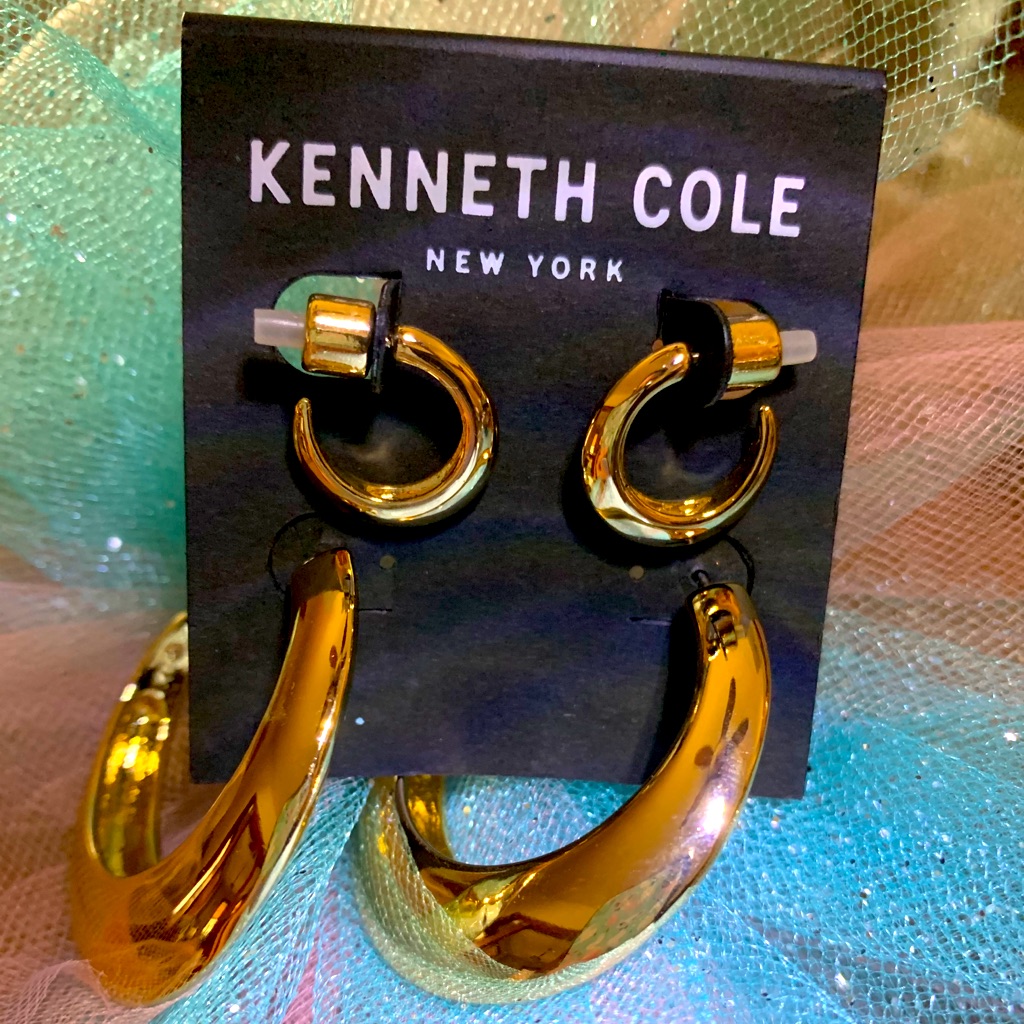 Last Pairkenneth Cole Gold Earrings 15$